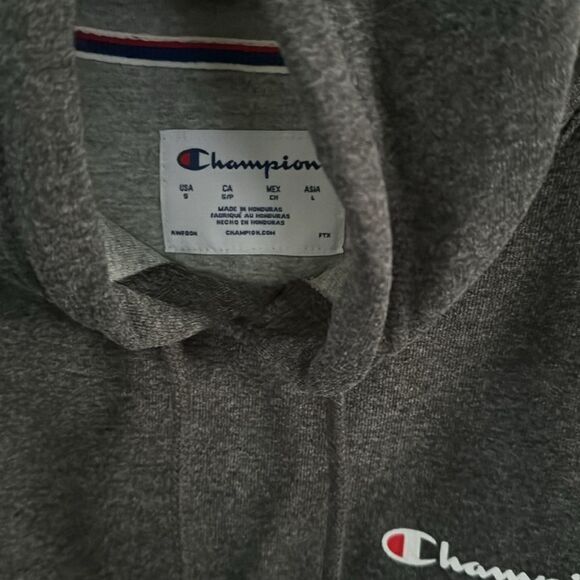 Champion Hoodie Mens Small Gray - Picture 3 of 4
